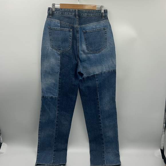PACSUN ECO PATCHWORK BOYFRIEND JEANS WOMEN SIZE 28x32 BLUE JEANS - Picture 6 of 14